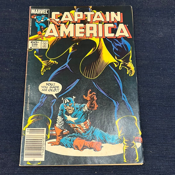 Captain America #296 Newsstand Variant FN