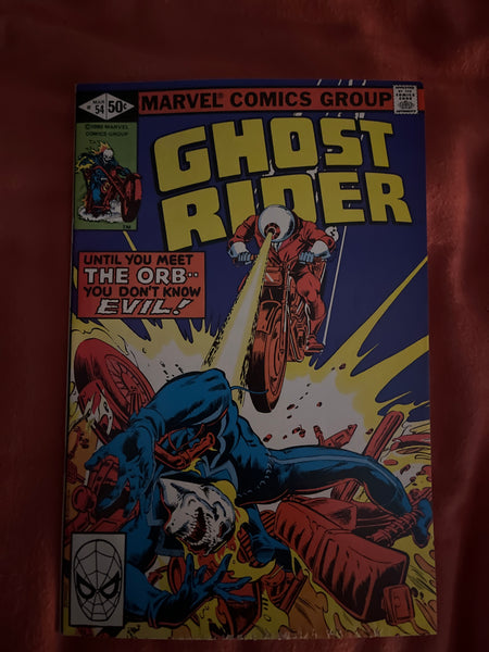 Ghost Rider #54 Meet The Orb! Bronze Age Horror VF