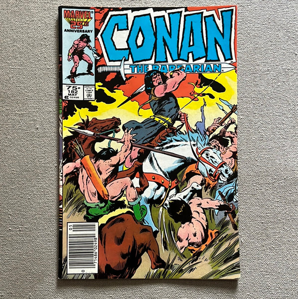 Conan The Barbarian #182 Newsstand Variant FN