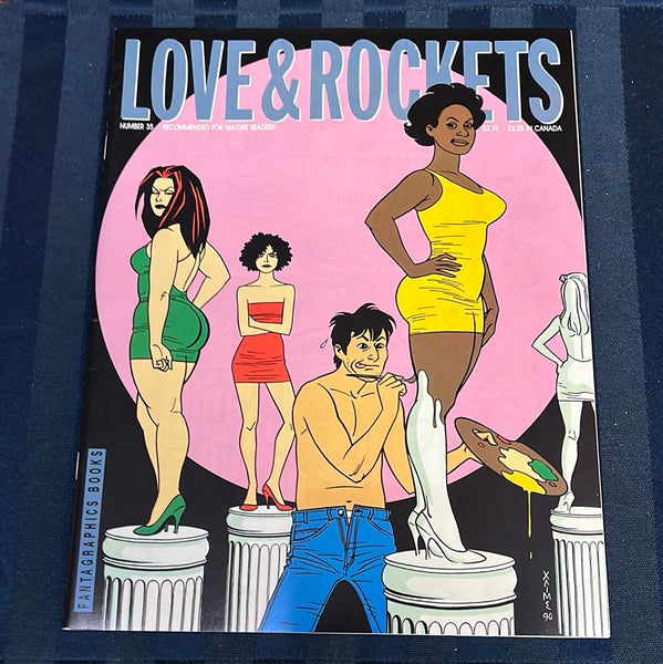 Love & Rockets #35 Fantagraphics Magazine Mature Readers VF