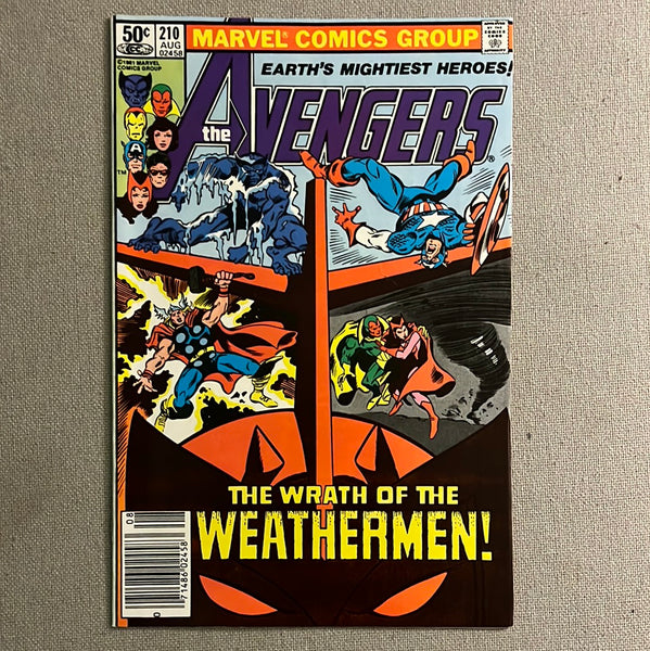 Avengers #210 Newsstand Variant VF
