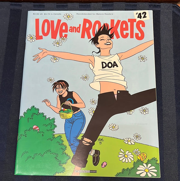 Love & Rockets #42 Fantagraphics Magazine HTF Mature Readers VF