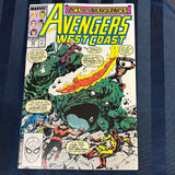 Avengers West Coast #54 Fantastic Four #1 Homage Byrne! VFNM