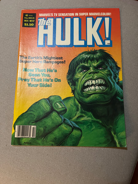 Rampaging Hulk Magazine #17 Early Moon Knight Key! VF