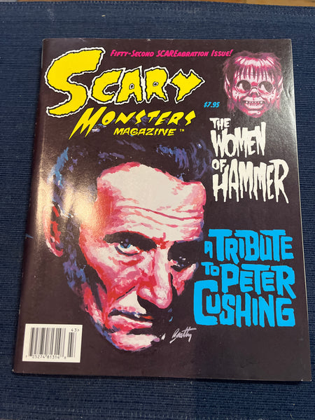 Scary Monsters #52 Tribute to Peter Cushing! VF