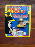 Dick Tracy Clip on Magnet figure Sealed on Card Rare Disney!