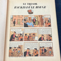 The Adventures of TinTin Le Tresor  de Rackham Le Rouge Vintage Hardcover Herge’ VGFN