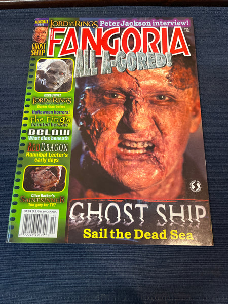 Fangoria Magazine #217 Ghost Ship! Clive Barker! VF