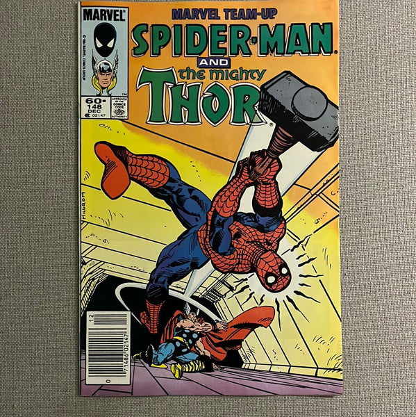 Marvel Team-Up #148 Newsstand Variant Spidey and Thor! FVF