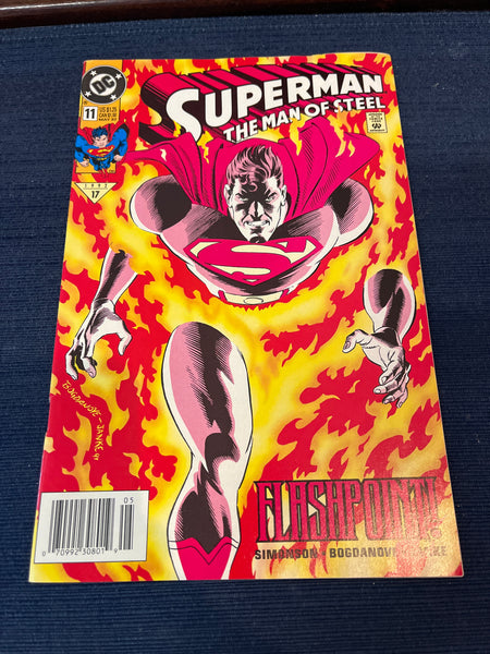 Superman The Man of Steel #11 Newsstand Variant VFNM