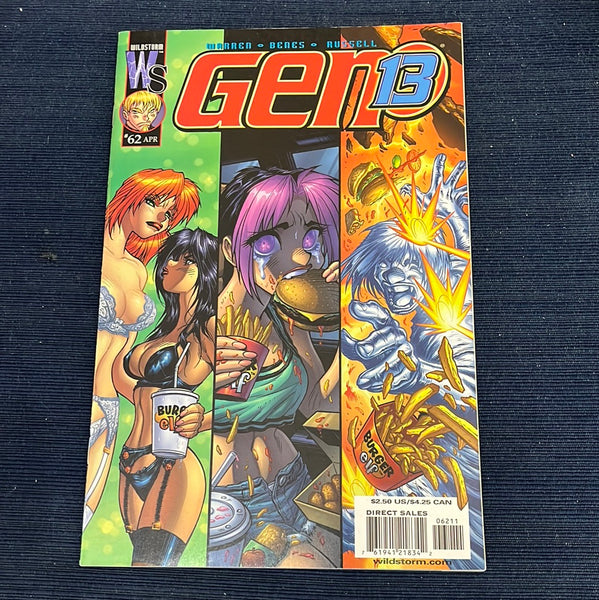 Gen13 #62 Adam Warren Lingerie Cover! VFNM