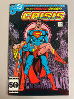 Crisis on Infinite Earths #7 Supergirl! Perez! Key FN