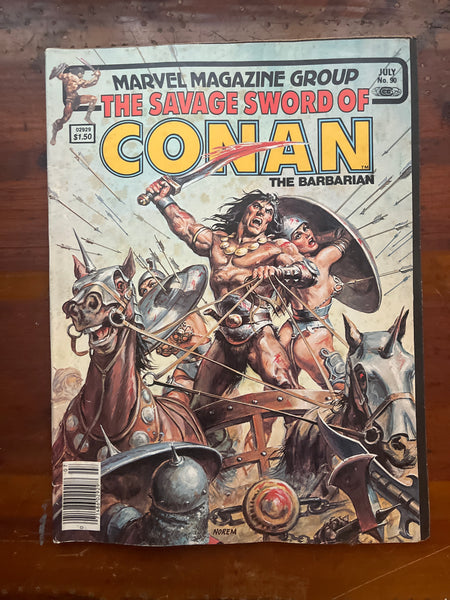 Savage Sword of Conan #90 Newsstand Variant VGFN