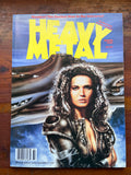 Heavy Metal Magazine Winter 1989 Sexy Cover! VFNM