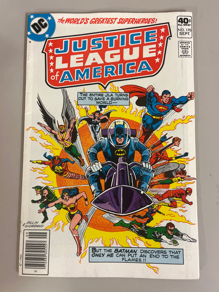 Justice League of America #170 The World’s Greatest Superheroes! VF