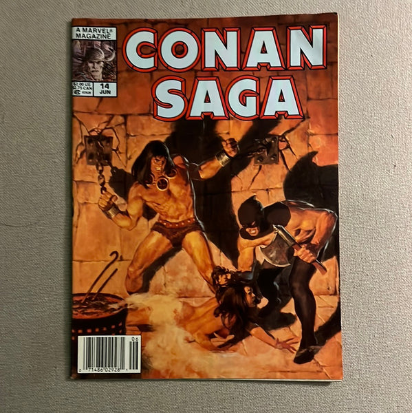 Conan Saga Magazine #14 Newsstand Variant FVF