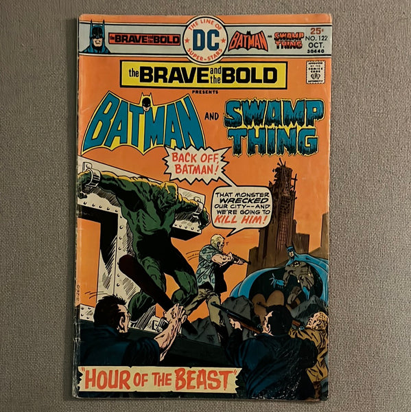 Brave And The Bold #122 Batman & Swamp Thing! HTF Bronze Age VG