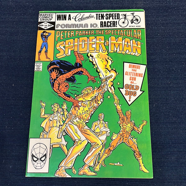 Spectacular Spider-Man #62 The Gold Bug! VF