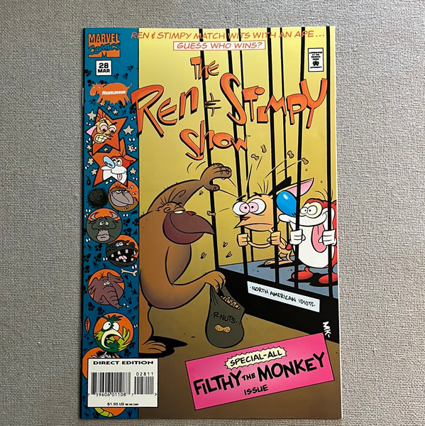 Ren & Stimpy #28 Filthy Monkey! VFNM