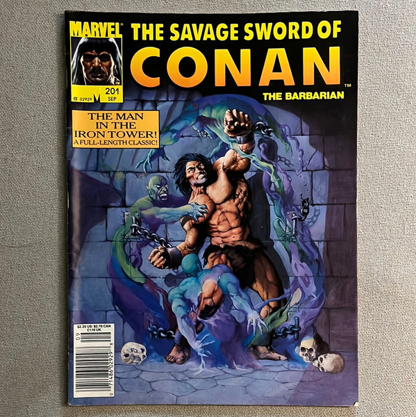 Savage Sword of Conan #201 Newsstand Variant FVF