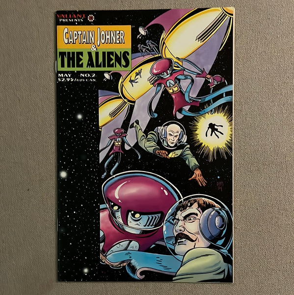 Captain Johner & The Aliens #2 Valiant VFNM