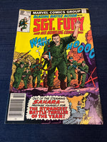 Sgt Fury and His Howling Commandos #166 HTF Newsstand Variant FVF