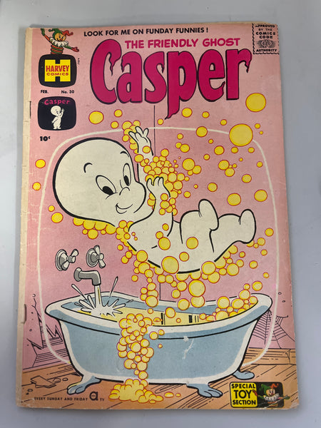 Casper The Friendly Ghost #30 Early Silver Age Harvey! GVG