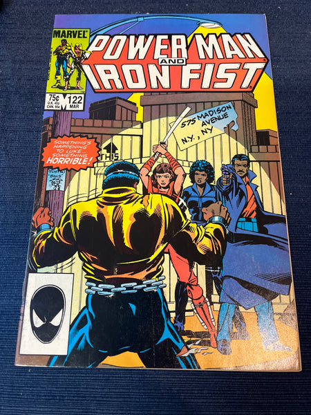 Power Man and Iron Fist #122 Something Horrible! VF