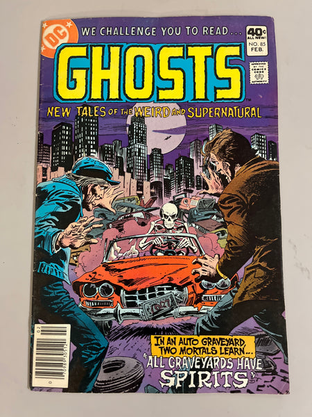 Ghosts #85 Graveyard Spirits! Bronze Age Horror VGFN