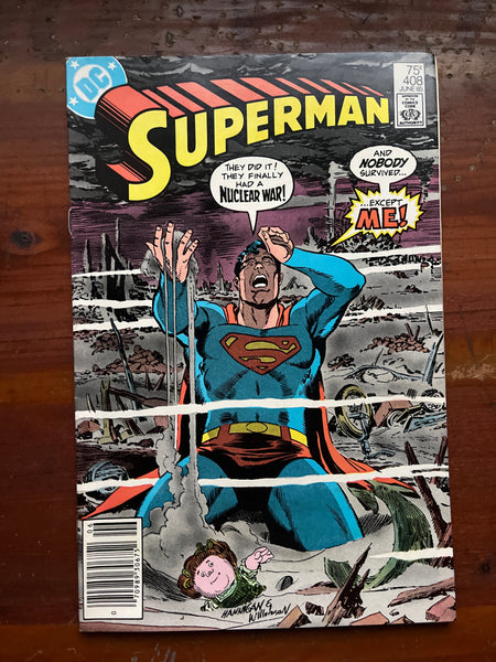 Superman #408 Newsstand Variant VFNM