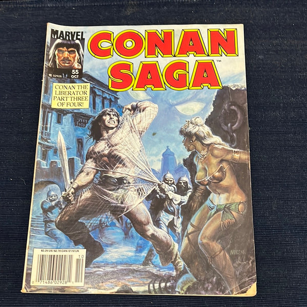 Conan Saga #55 The Liberator! Newsstand Variant VG