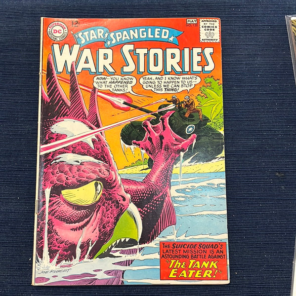 Star Spangled War Stories #120 The Tank Eater! Kubert Art VGFN