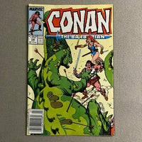 Conan The Barbarian #196 Red Sonja! Newsstand Variant! VF