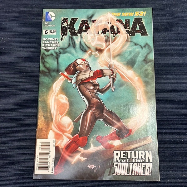 Katana #6 DC New 52 Series VFNM
