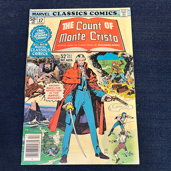 Marvel Classics Comics #17 The Count of Monte Cristo! FN