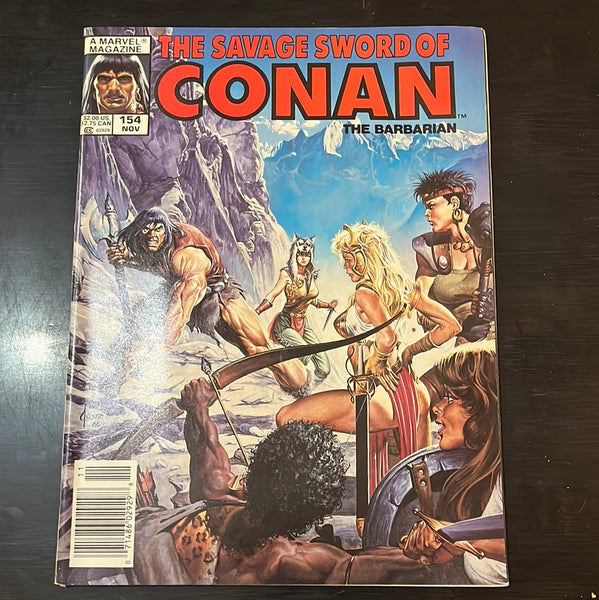 Savage Sword of Conan #154 Newsstand Variant FVF