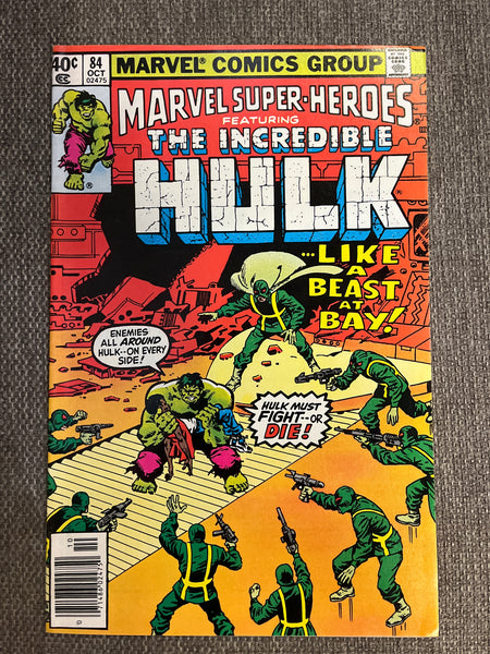 Marvel Super-Heroes #84 The Hulk at Bay! VFNM