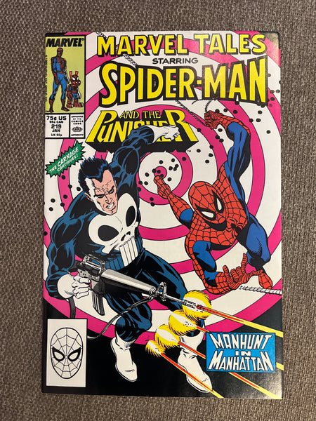 Marvel Tales #219 Zeck Punisher Spidey! VFNM