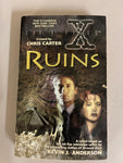 X-Files Ruins Paperback Mulder Scully FN