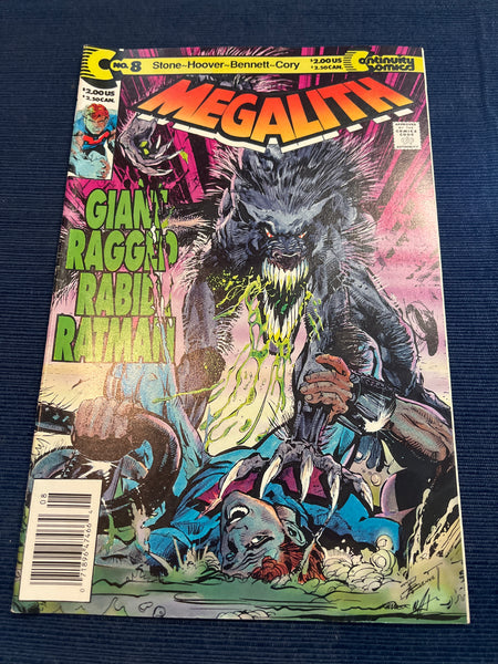 Megalith #8 Neal Adams Rare Newsstand Edition VF