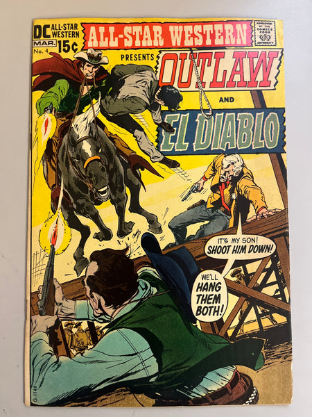 All- Star Western #4 Bronze Age Neal Adams Art! FVF