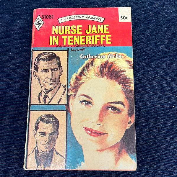 Vintage Harlequin Romance Softcover #51081 “Nurse Jane In Tenerife” FN