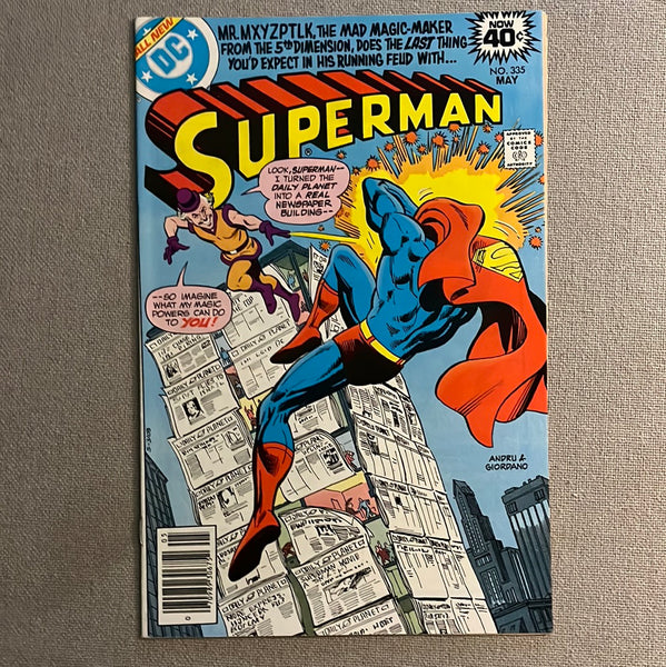 Superman #335 Mr. MXYZPTLK! VF