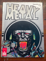 Heavy Metal #6 September 1977 Moebius VG