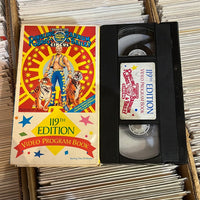 Tingling Bros Barnum & Bailey Circus Video Program Book VHS Vintage 1989 Gunther Gebel-Williams Farewell Tour