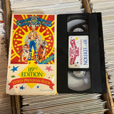 Tingling Bros Barnum & Bailey Circus Video Program Book VHS Vintage 1989 Gunther Gebel-Williams Farewell Tour