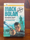 Mack Bolan The Executioner #47 Renegade Agent Don Pendleton Paperback First Edition VF