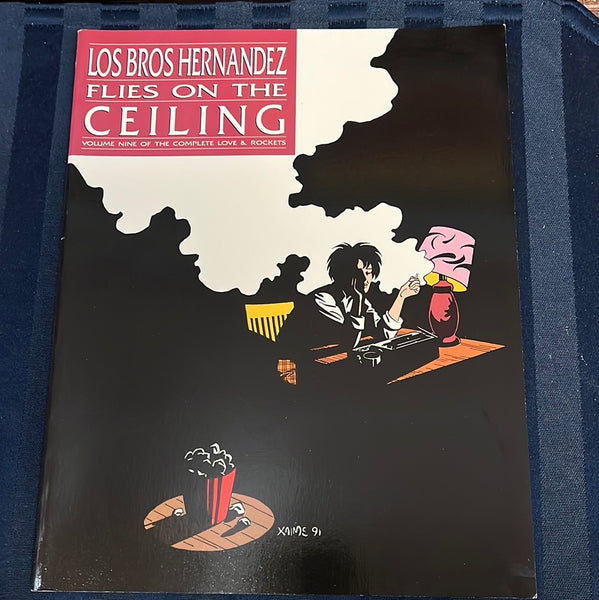Los Bros Hernandez Flies on The Ceiling Love & Rockets Volume Nine Large Format Trade Paperback First Fantagraphics Edition VFNM