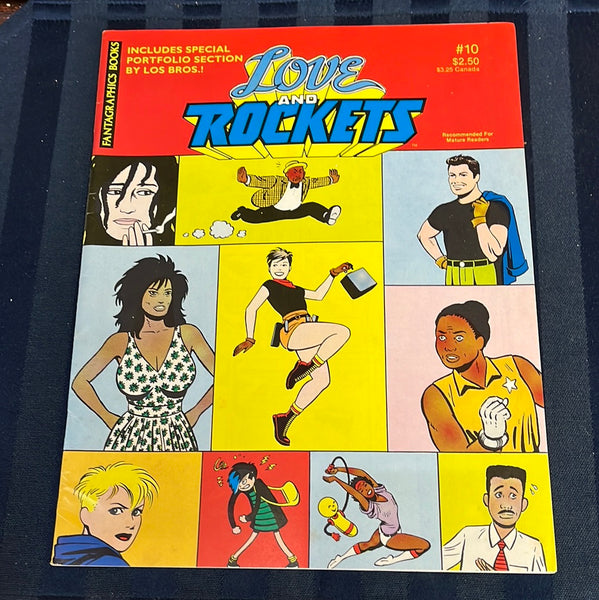 Love And Rockets #10 Magazine First Print Fantagraphics Mature Readers VF