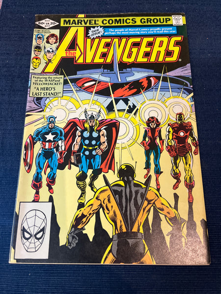 Avengers #217 Yellowjacket’s Last Stand! FN